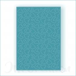 Stanzschablone - Stitched Herzen A6